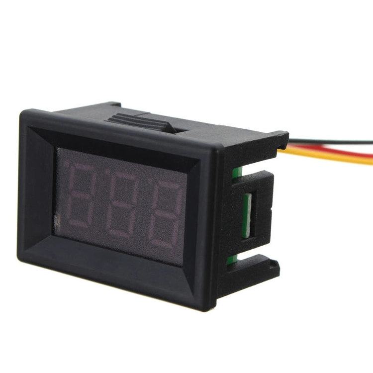 0.56&prime;&prime; 3wire DC 0-30V LED Digital Display Voltage Panel Meter Voltmeter (red)